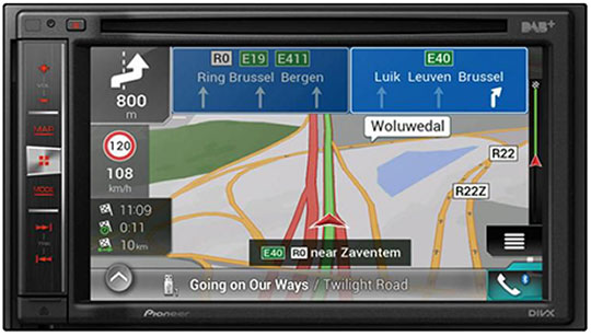 Pioneer 2 DIN D.A.B Navigation Receiver